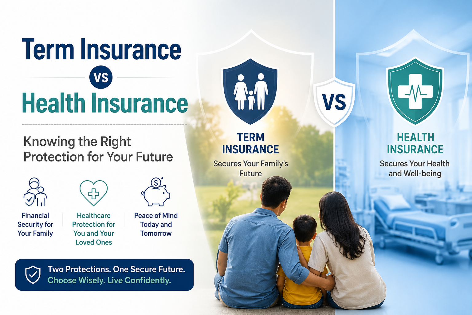 Term Insurance vs Health Insurance: Knowing the Right Protection for Your Future
