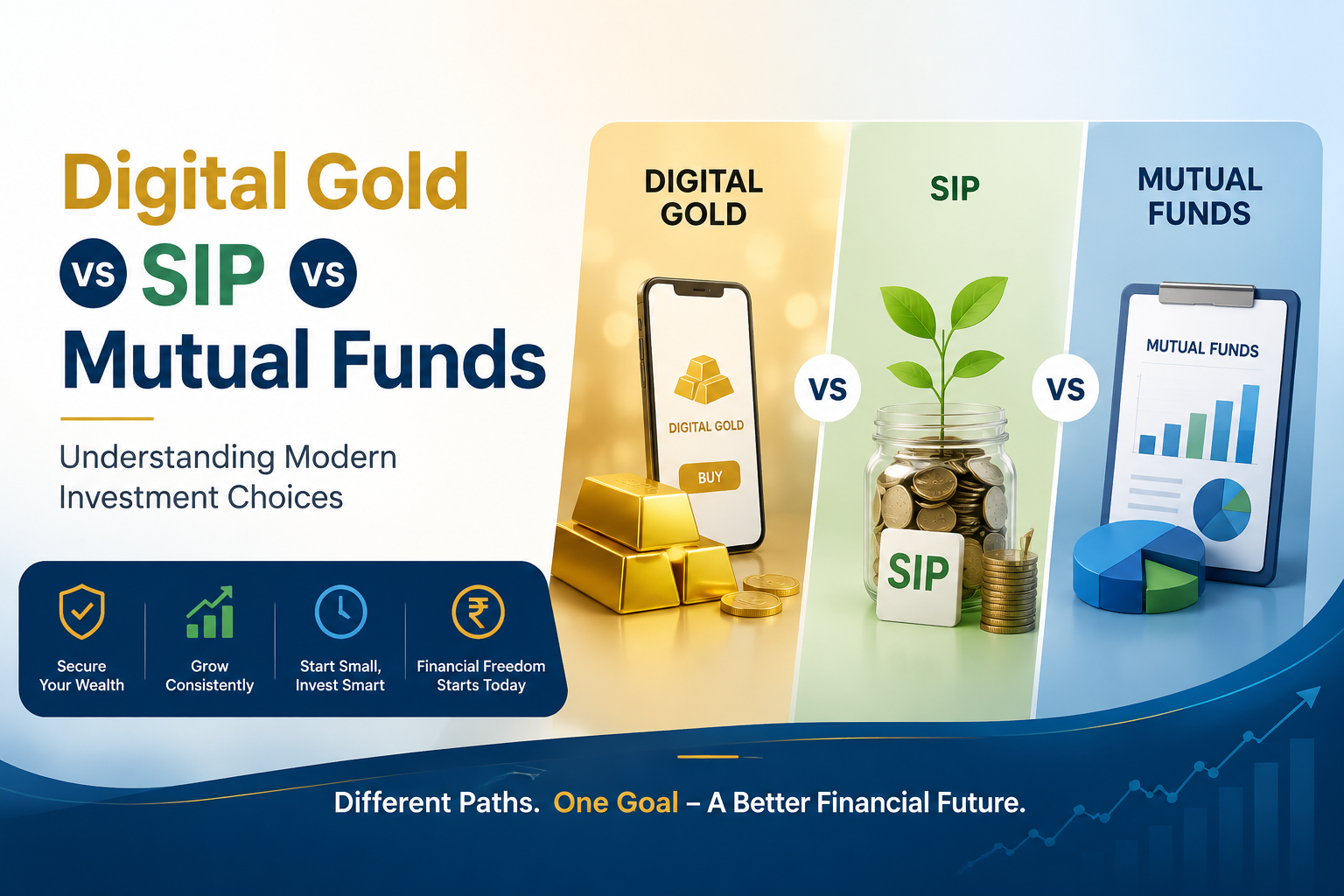 Digital Gold vs SIP vs Mutual Funds: Understanding Modern Investment Choices
