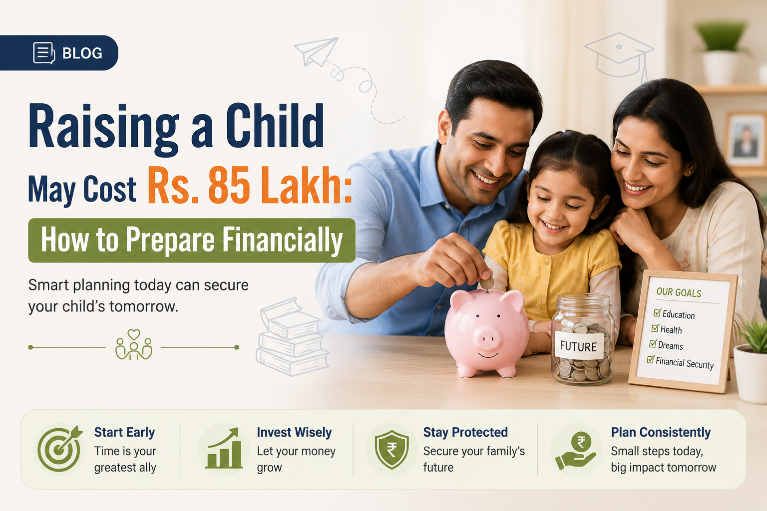 Raising a Child May Cost Rs. 85 Lakh: How to Prepare Financially