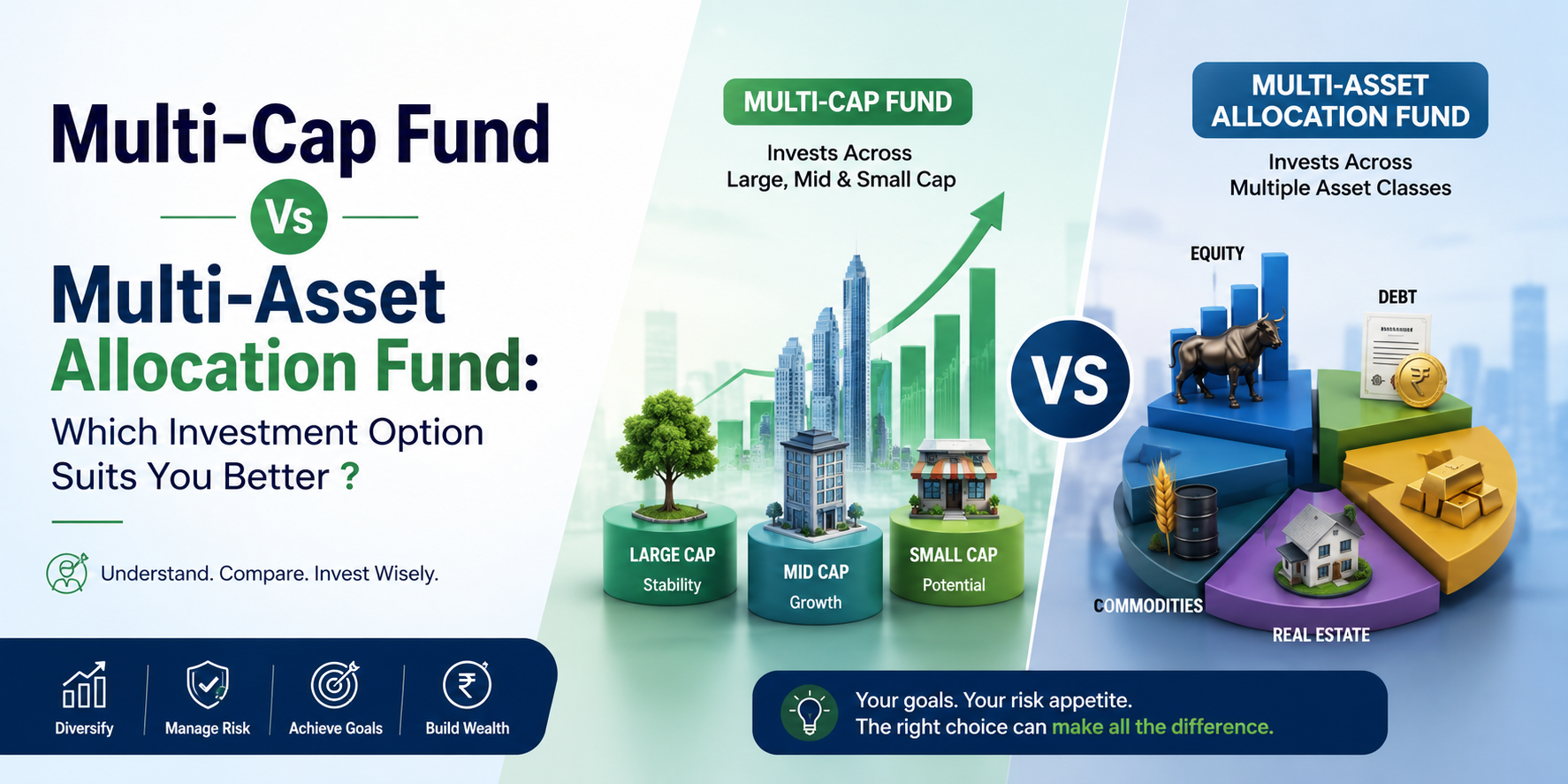 Multi-Cap Fund Vs Multi-Asset Allocation Fund: Which Investment Option Suits You Better ?