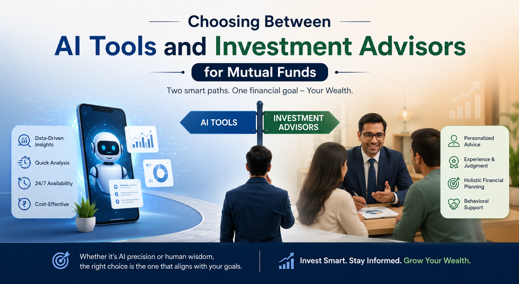 Choosing Between AI Tools and Investment Advisors for Mutual Funds