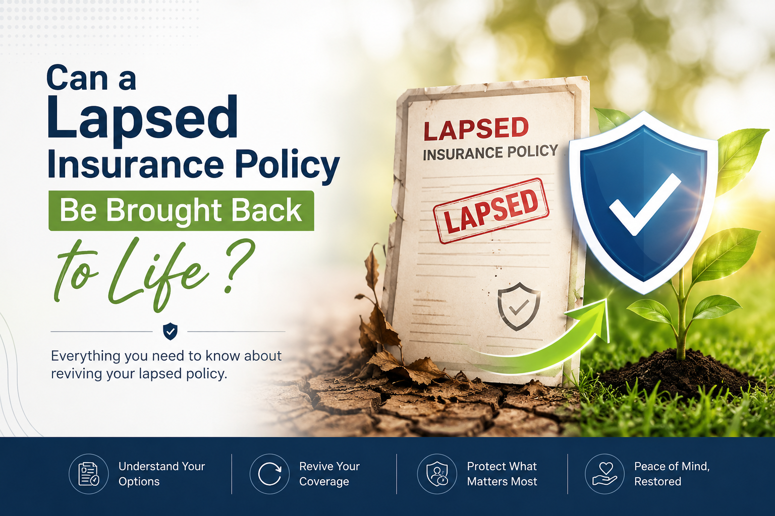Can a Lapsed Insurance Policy Be Brought Back to Life ?