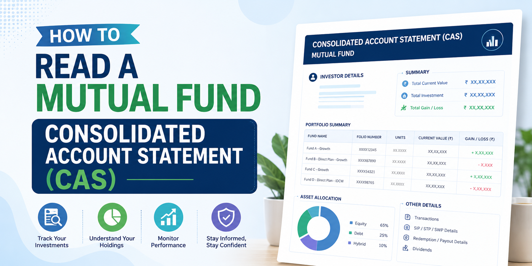 How to Read a Mutual Fund Consolidated Account Statement (CAS)