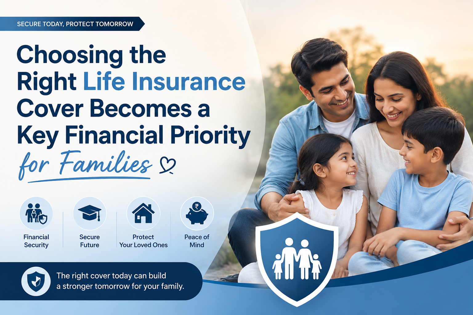 Choosing the Right Life Insurance Cover Becomes a Key Financial Priority for Families