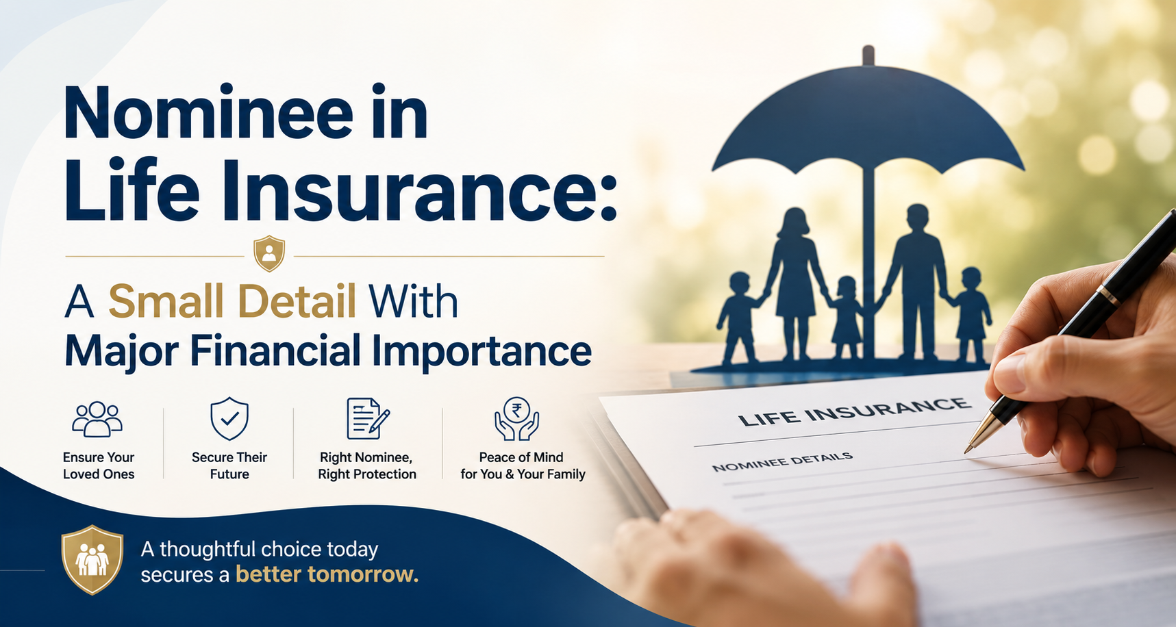 Nominee in Life Insurance: A Small Detail With Major Financial Importance