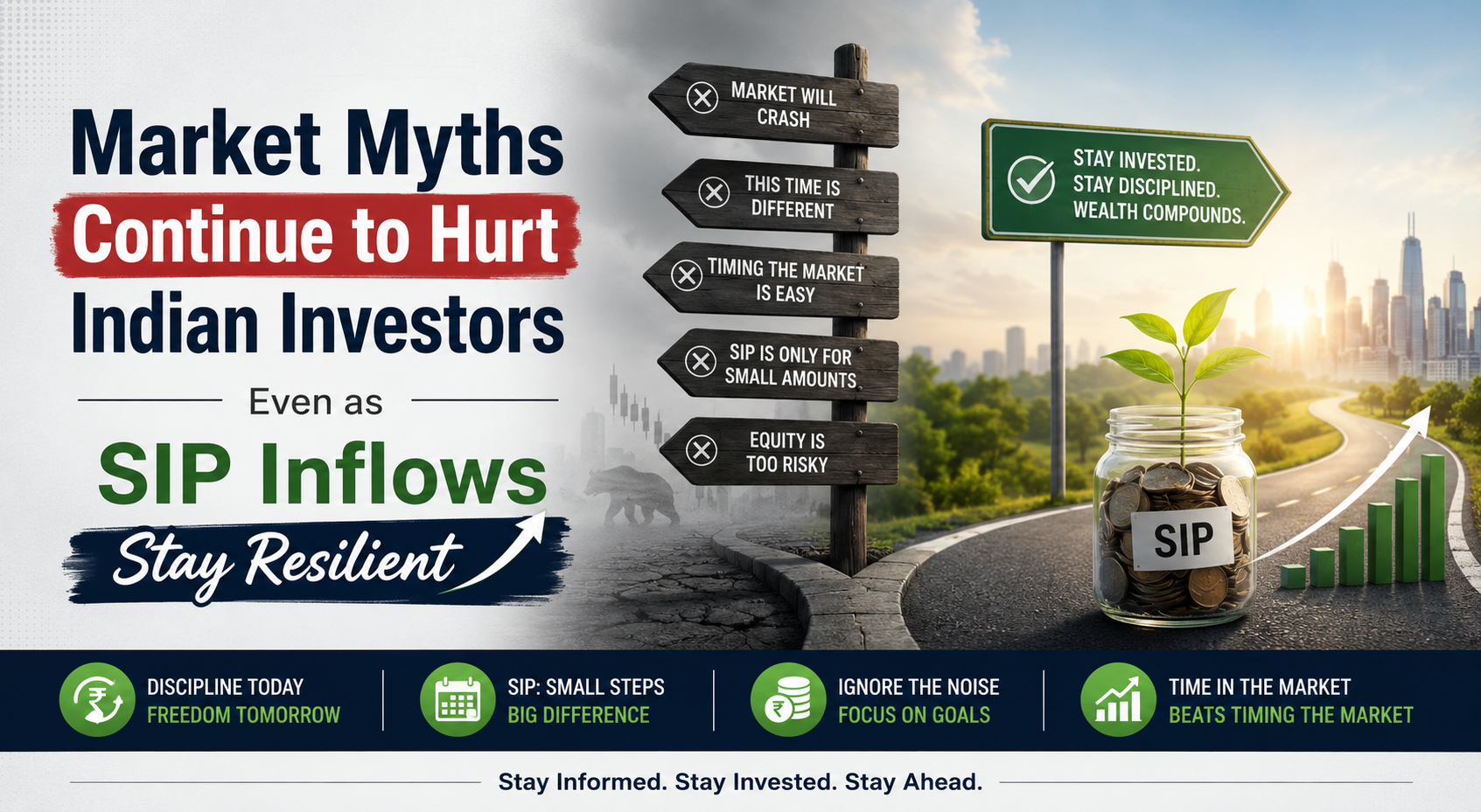Market Myths Continue to Hurt Indian Investors Even as SIP Inflows Stay Resilient